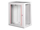 ROLINE 19" Wall Cabinet Basic Plus 18U, 600x450 BxT grey