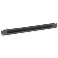 VALUE 19" Cable Entry 1U with Brush Seal, black