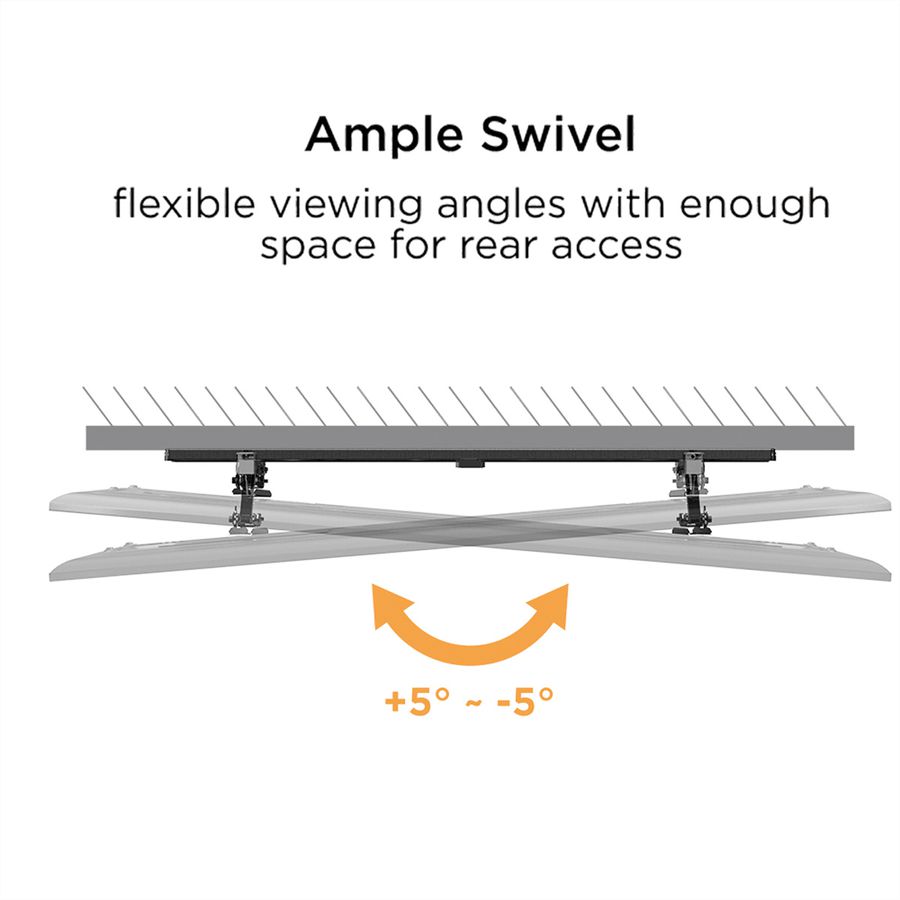 VALUE TV Wall Mount, tiltable, 37" - 80" (93,98 - 203,2 cm), < 75kg, VESA 600x400