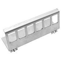 VALUE DIN Rail Adapter, empty, 6x Keystones