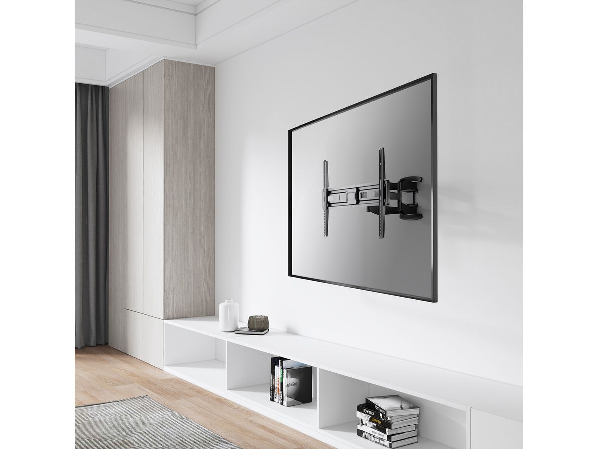 VALUE Solid Articulating Wall Mount TV Holder, up to 177.8cm (37" - 70"), < 45 kg