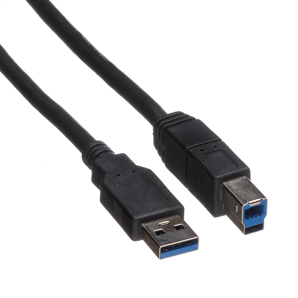 ROLINE USB 3.2 Gen 1 Cable, A - B, M/M, black, 3 m