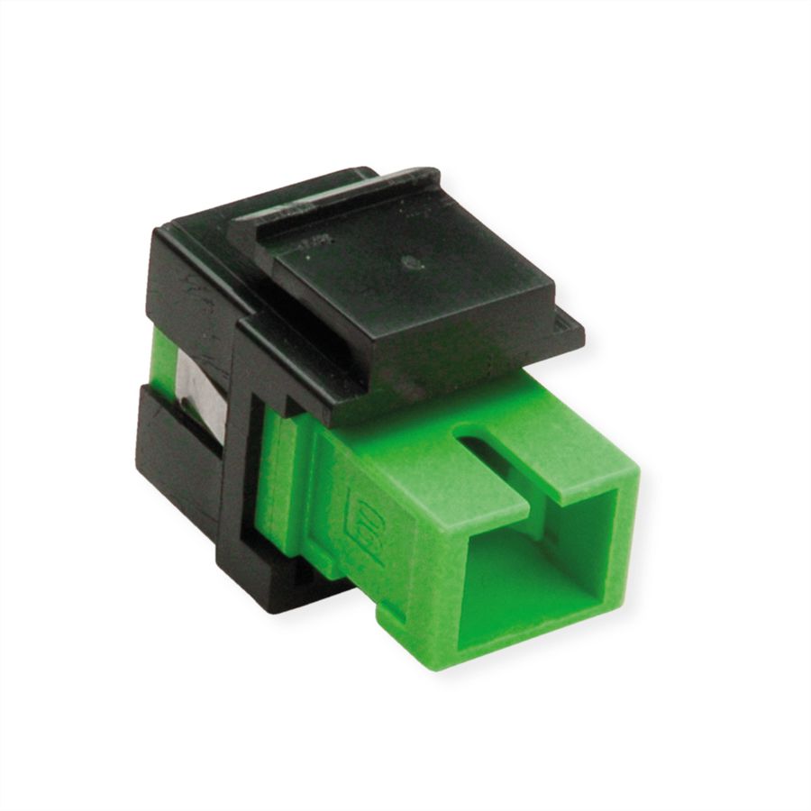 ROLINE Fiber Optic Keystone Jack, SC Simplex, Multimode, OM5