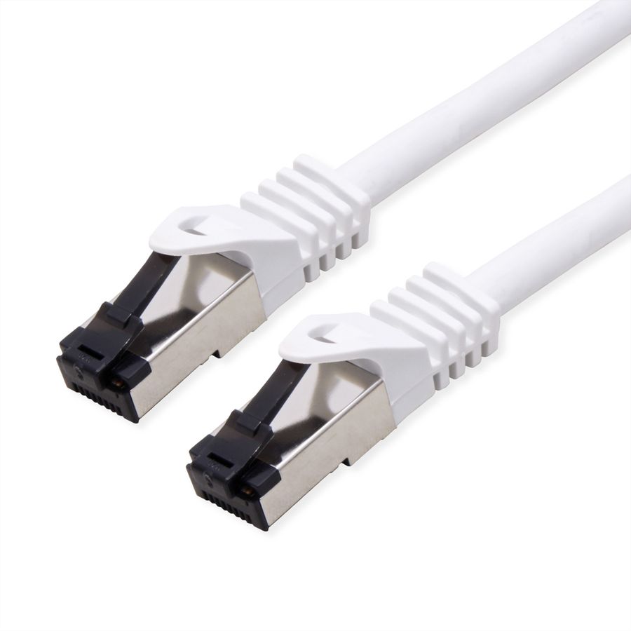 VALUE S/FTP Patch Cord Cat.8 (Class I), stranded, LSOH, PoE, white, 2 m
