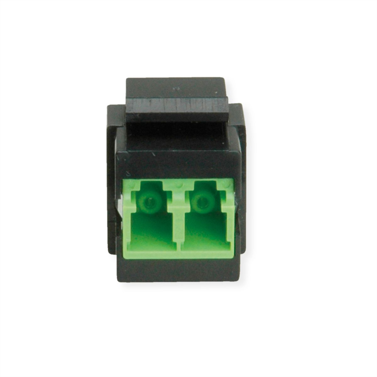 ROLINE Fiber Optic Keystone Jack, LC/LC Duplex, Multimode, OM5