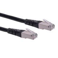ROLINE S/FTP (PiMF) Patch Cord, Cat.6 (Class E), black, 10 m