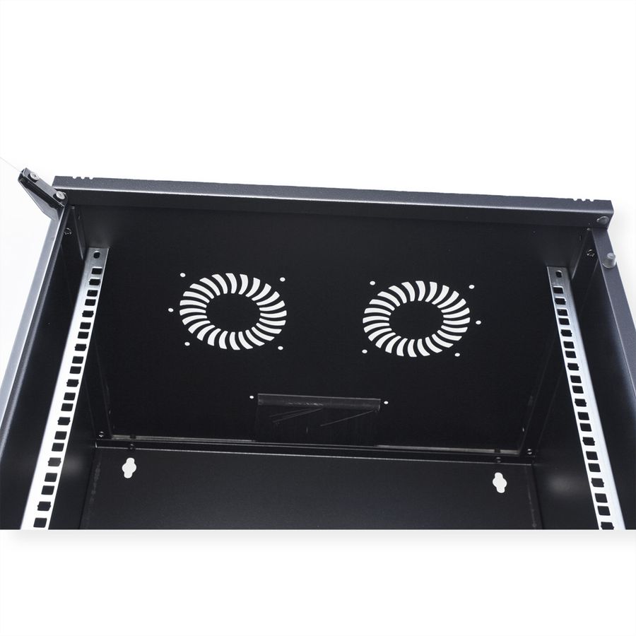 ROLINE 19-inch wall-mounted housing Basic 12 U, 540x400 WxD kit black