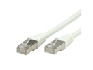 VALUE S/FTP (PiMF) Patch Cord, Cat.6 (Class E), white, 10 m