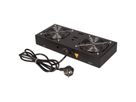ROLINE Fan unit with 2 fans, for 19" Wall Cabinet black