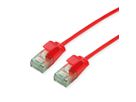 ROLINE RM UTP Data Center Patch Cord Cat.6A (Class EA), Slim, red, 0.5 m