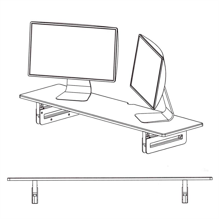 VALUE Height-adjustable Monitor/Laptop Stand, extra-large
