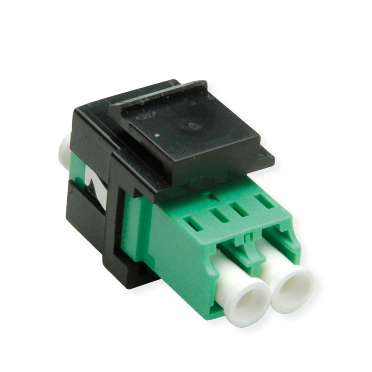 ROLINE Fiber Optic Keystone Jack, LC/LC Duplex, Singlemode, OS2, APC ...