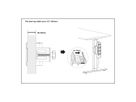VALUE Clamp-On Power Strip Holder, Desk Leg Mount, white