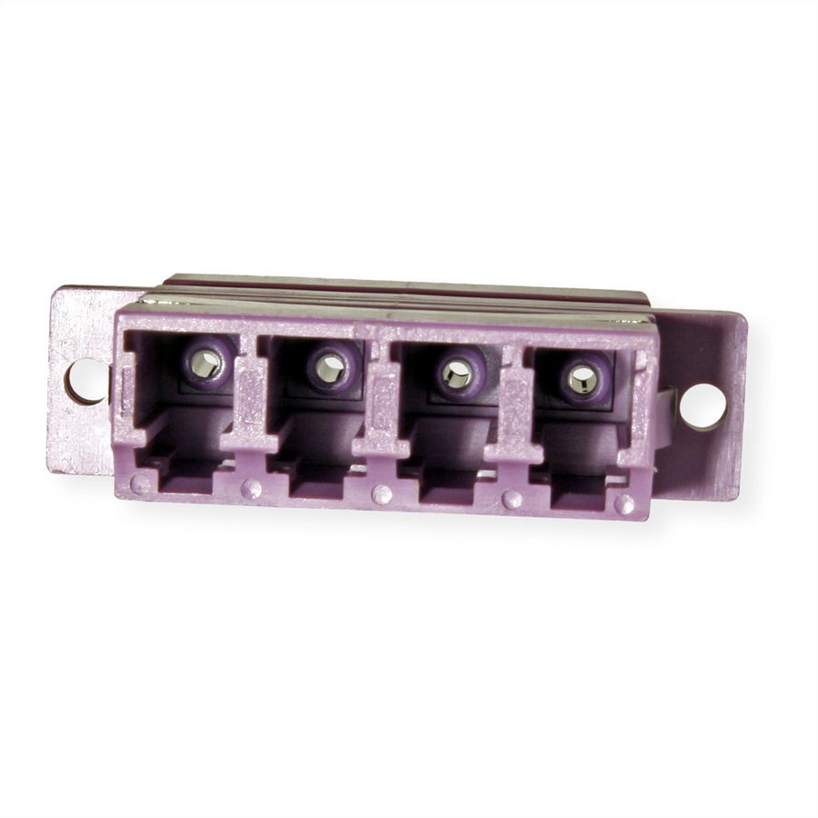 VALUE  Fibre Optic Adapter LC quadruple, OM4, PB