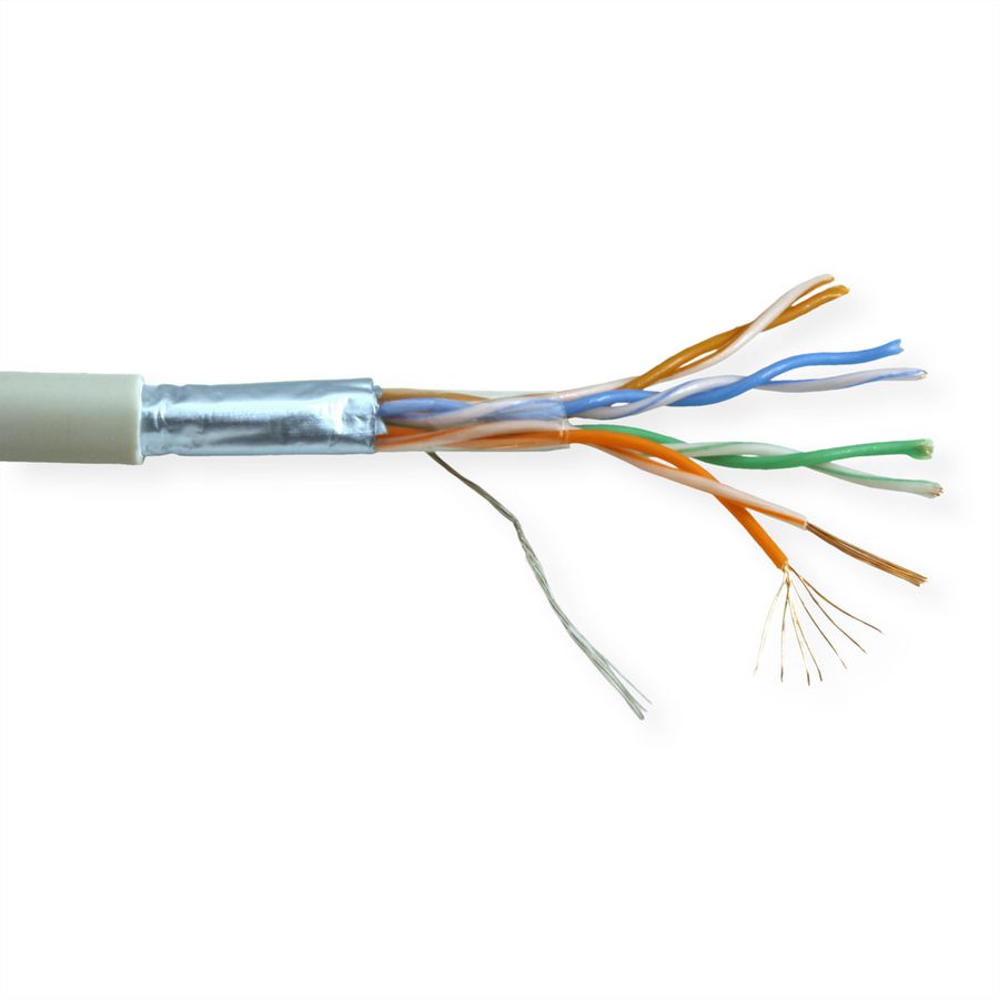 ROLINE FTP Cable Cat.5e (Class D), Stranded Wire, 100 m