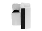 VALUE Clamp-On Power Strip Holder, Desk Leg Mount, white