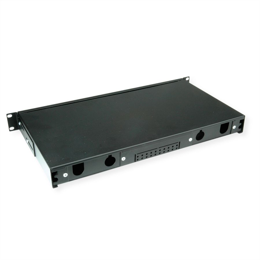 VALUE 19" splice box empty 1U, extendable, 24x SC-DX