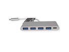 ROLINE USB 3.2 Gen 1 Hub, 4x USB A, 1x PD, Type C