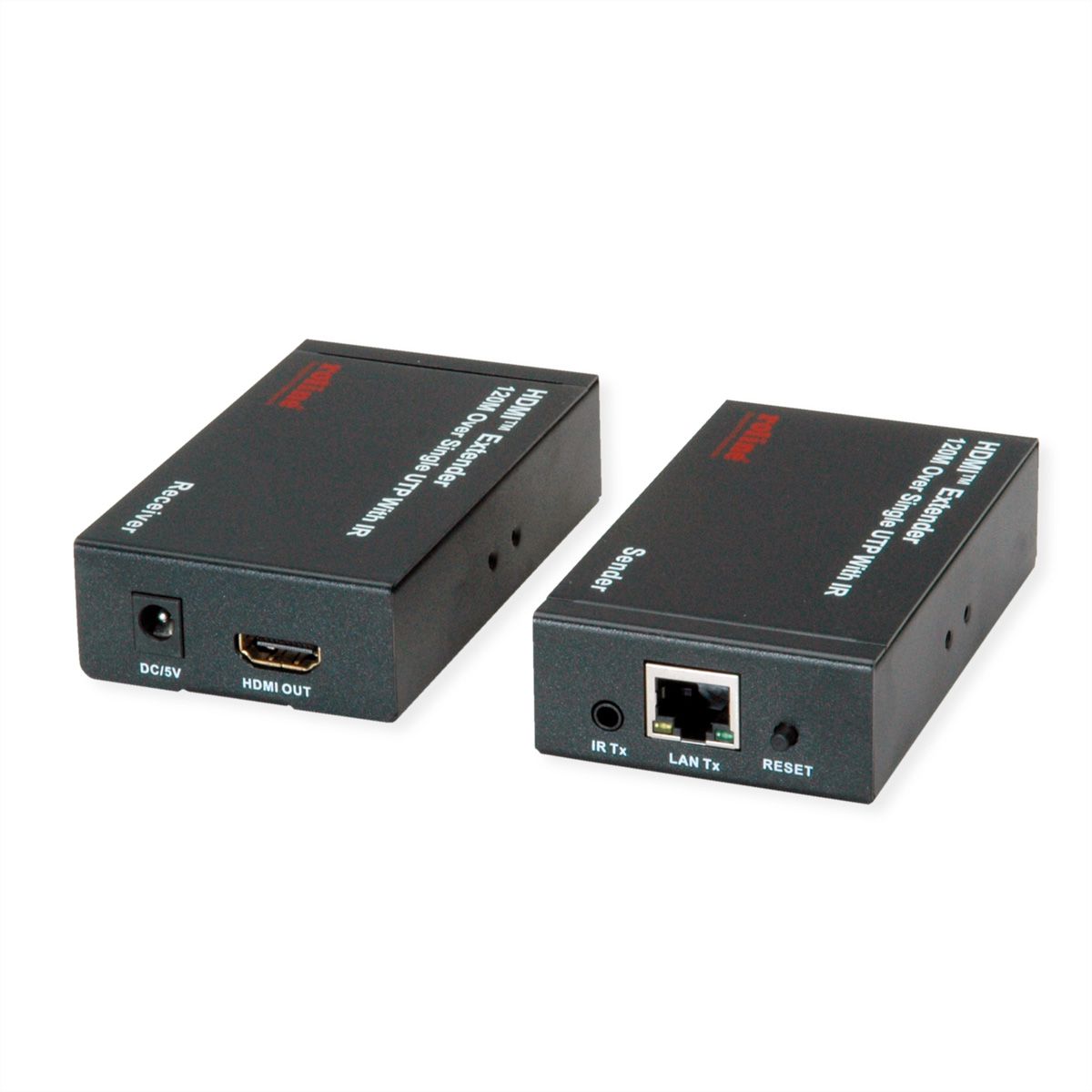 ROLINE HDMI over IP Extender, 1080P, 120 m, W/IR