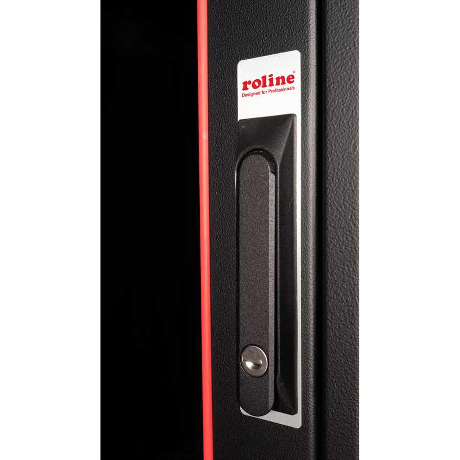 ROLINE 19-inch Network Cabinet Pro 32 U, 600x600 WxD Glass door black