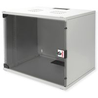 ROLINE 19-inch wall-mounted housing Basic 7 U, 540x400 WxD kit grey