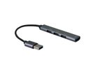 STANDARD USB 2.0 Hub, A connector, 4x A Ports (3x USB 2.0 + 1x USB 3.2 Gen1)