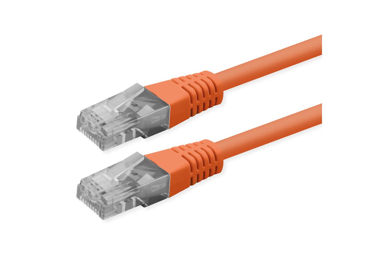 ROLINE UTP Patch Cord, Cat.6 (Class E), PoE, orange, 5 m