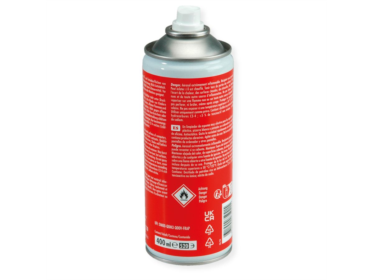 ROLINE Antistatic Foam-Cleaner, 400 ml