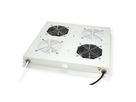 ROLINE 19-inch roof fan unit 2 fans, thermostat, grey