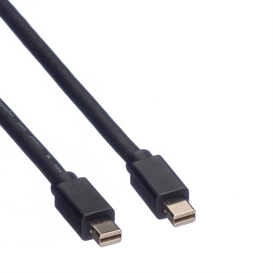 ROLINE DisplayPort Cable, Mini DP - Mini DP, M/M, black, 3 m