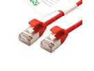 ROLINE GREEN U/FTP DataCenter Patch Cord Cat.6A (Class EA), LSOH, slim, red, 2 m