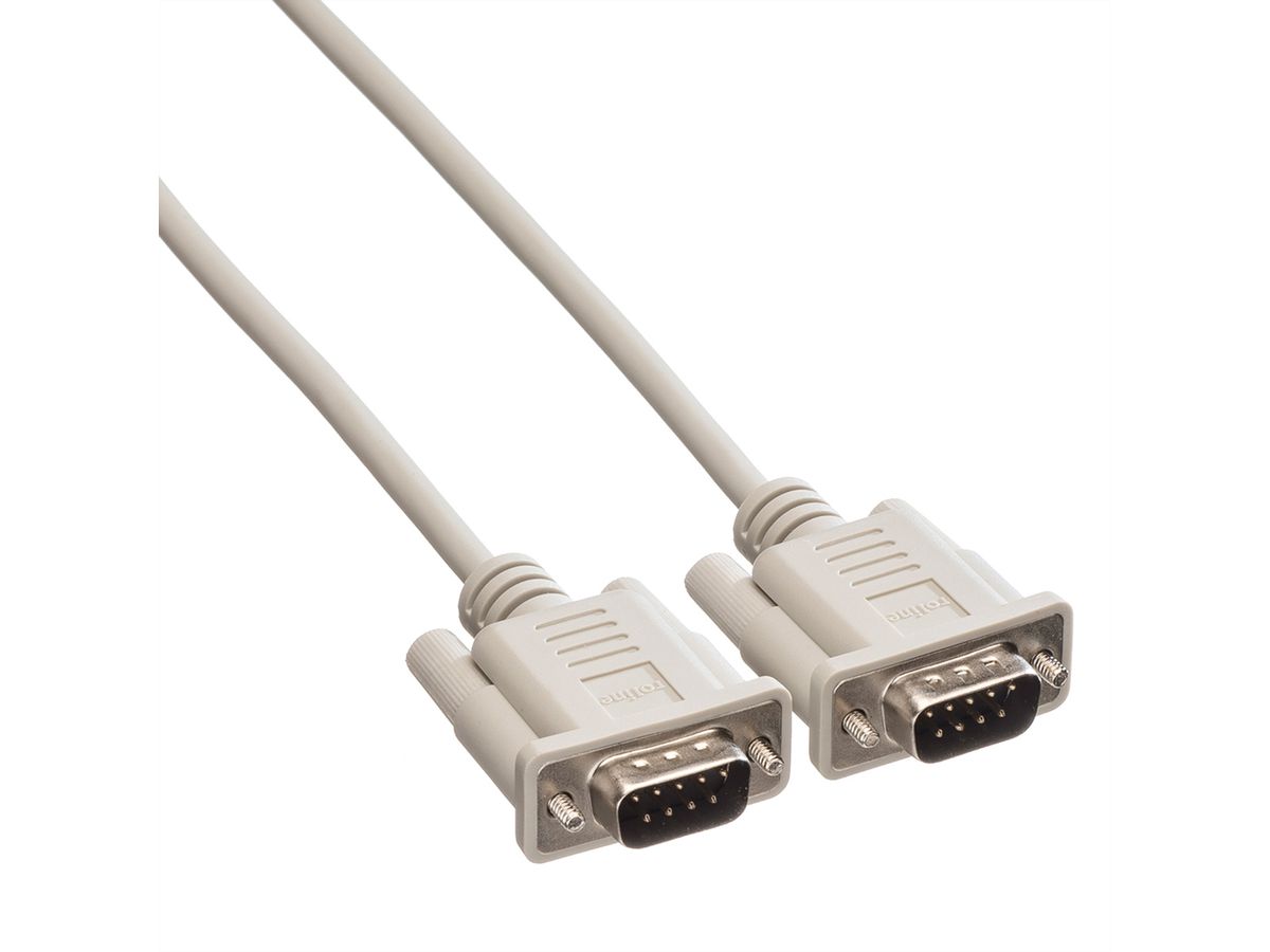 ROLINE RS232 Cable, DB9 M - M, 1.8 m