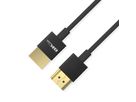 ROLINE HDMI 8K (7680 x 4320) Ultra HD Cable + Ethernet, Slim, Flexible and Lightweight, M/M, black, 2 m