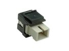 ROLINE Fiber Optic Keystone Jack, SC Simplex, Multimode, OM2