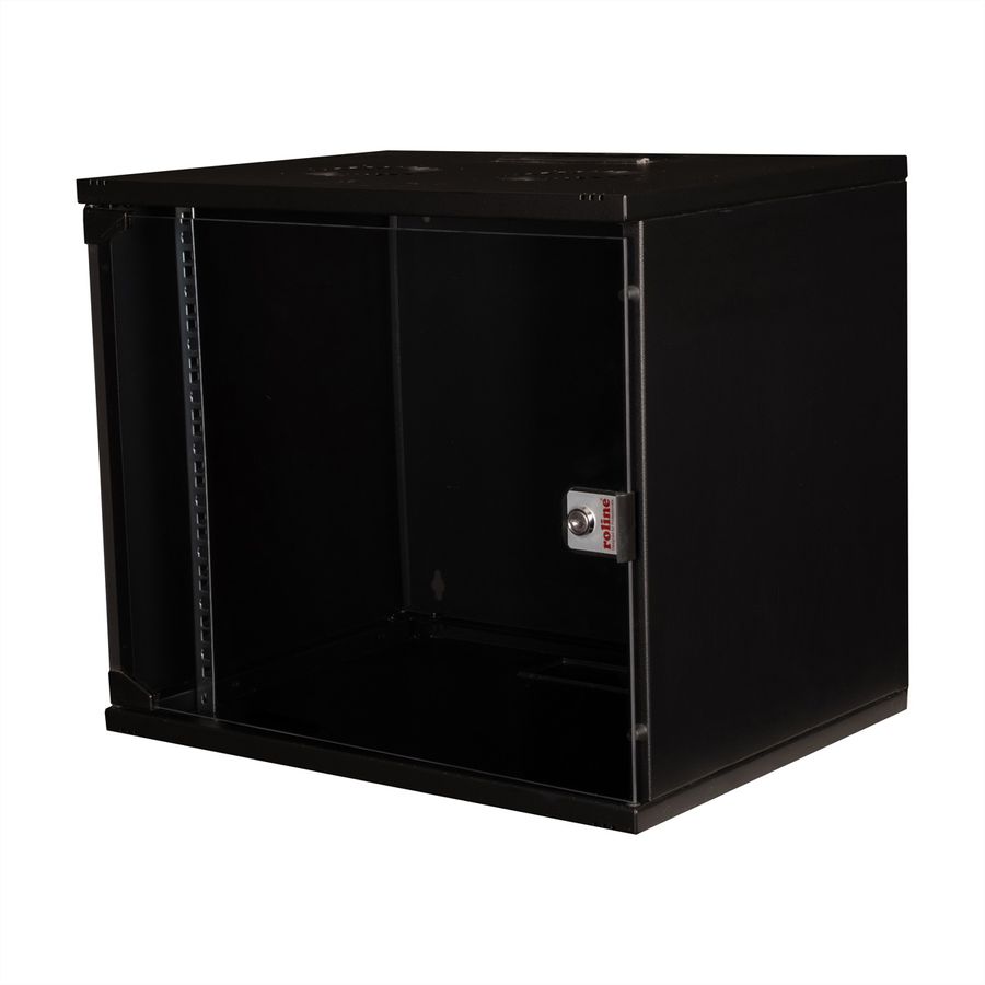 ROLINE 19-inch wall-mounted housing Basic 9 U, 540x400 BxT kit black