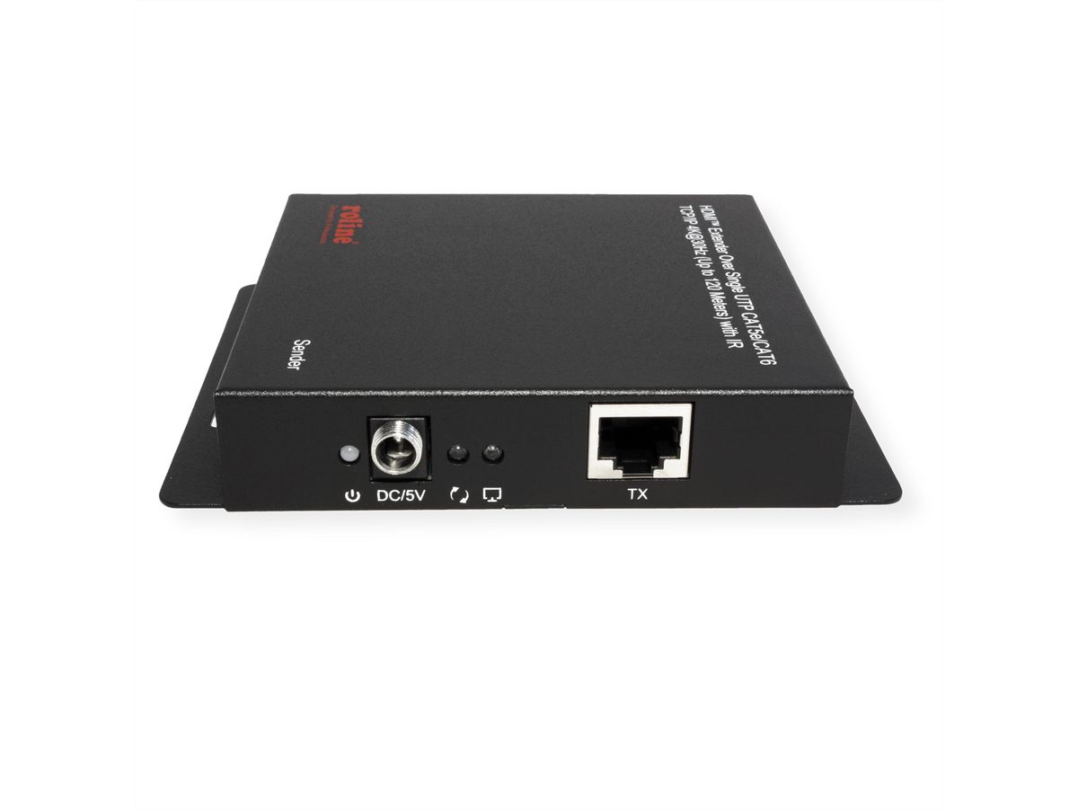 ROLINE HDMI over IP Extender, 4K30Hz, 120m, W/IR