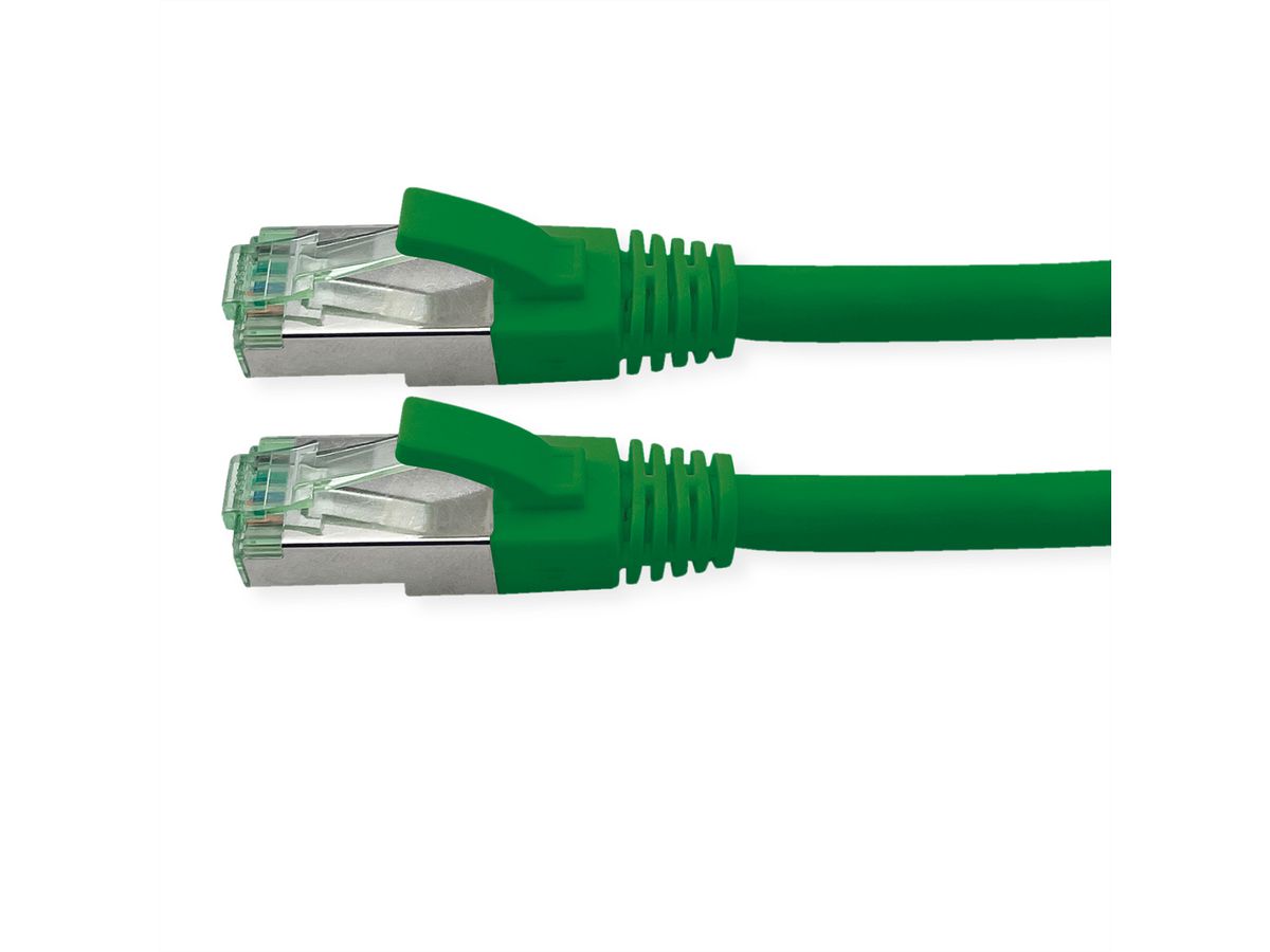 ROLINE RM S/FTP (PiMF) Patch Cord Cat.6A, green, 5 m