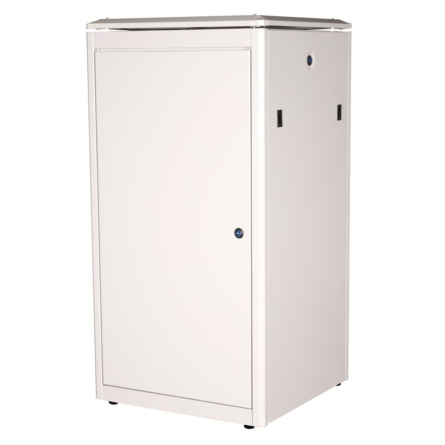 ROLINE 19-inch Network Cabinet Pro 22 U, 600x600 WxD glass door grey