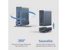 VALUE Dockingstation Type C, 2x HDMI 4K60, 1x DP 4K60, 1x Gigabit Ethernet, 5x USB A, 2x USB C, 1x Type C PD, 1x SD/microSD, 1x Audio