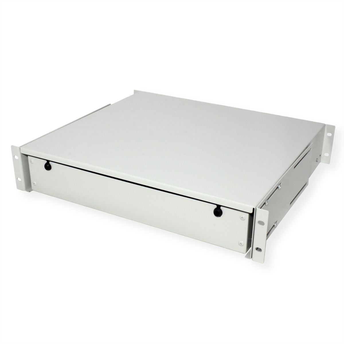 ROLINE 19-inch keyboard rack 2 U, 400 T lockable grey