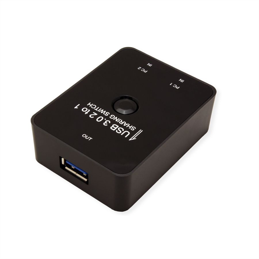 VALUE Manual USB 3.2 Gen 1 Switch, 2 Ports