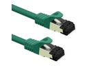 VALUE S/FTP Patch Cord Cat.8 (Class I), stranded, LSOH, green, 3 m
