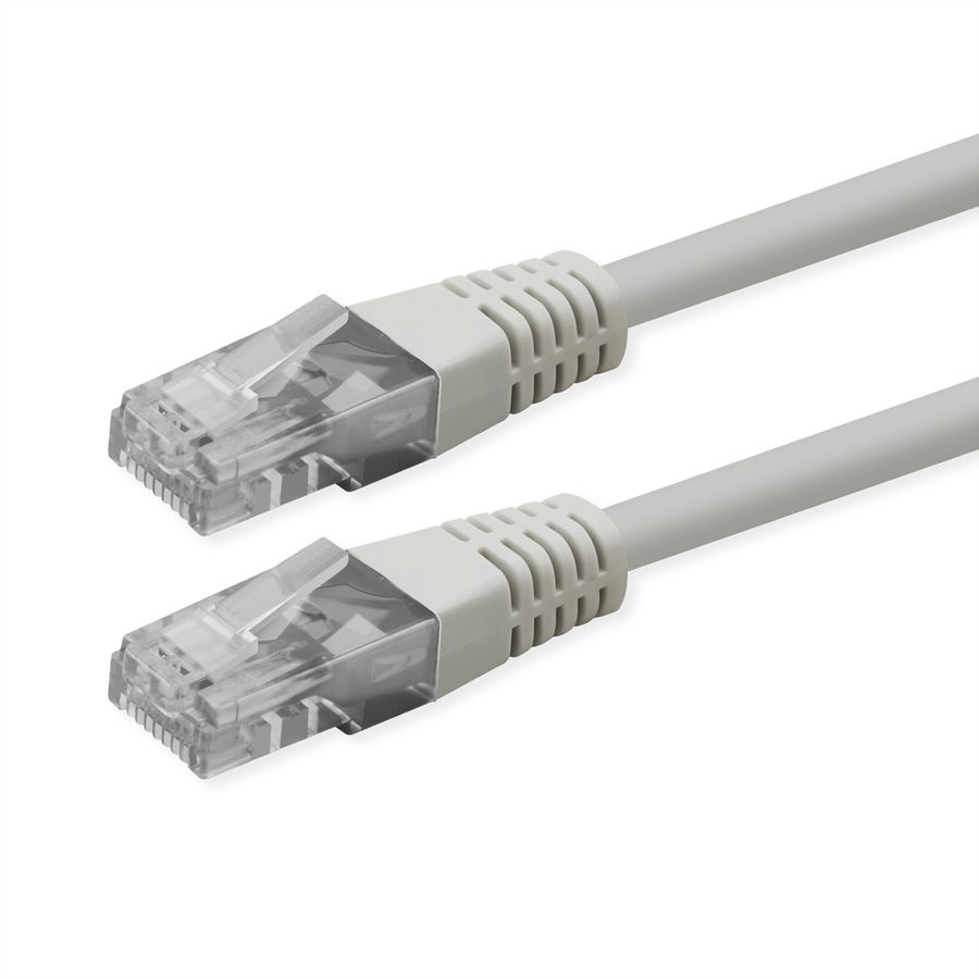 ROLINE UTP Patch Cord, Cat.6 (Class E), PoE, white, 5 m