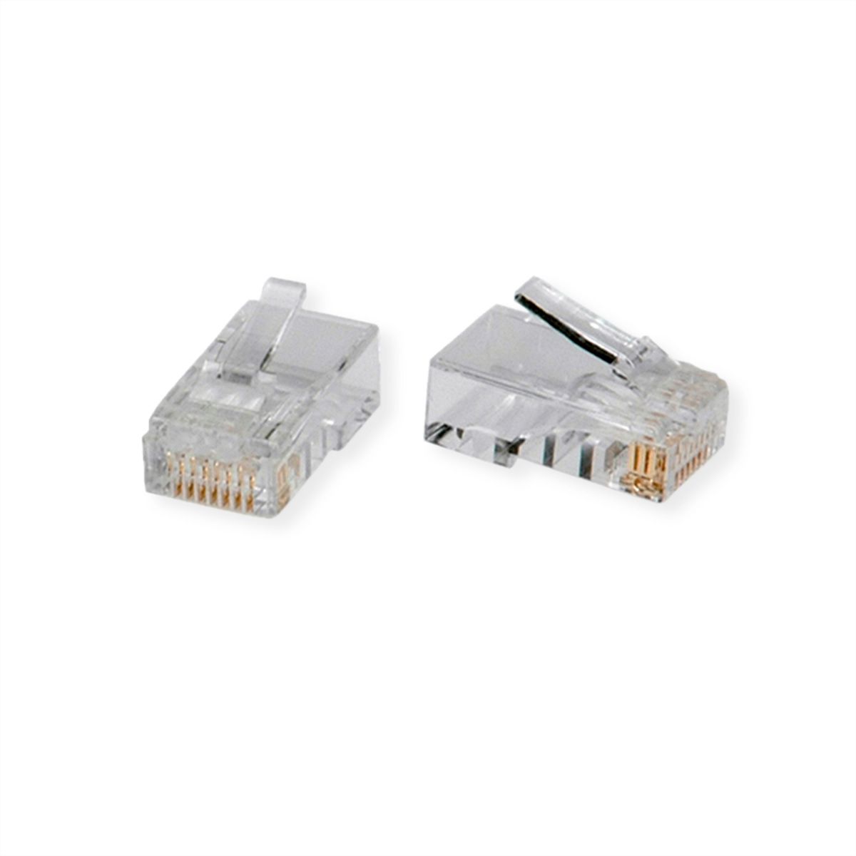 ROLINE Cat.6 (Class E) Modular Plug, UTP, for Stranded Wire, 10 pcs.