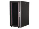 ROLINE 19-inch network cabinet Basic 22 U, 600x800 WxD Glass door black