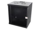 ROLINE 19-inch wall-mounted housing Basic 12 U, 540x400 WxD kit black