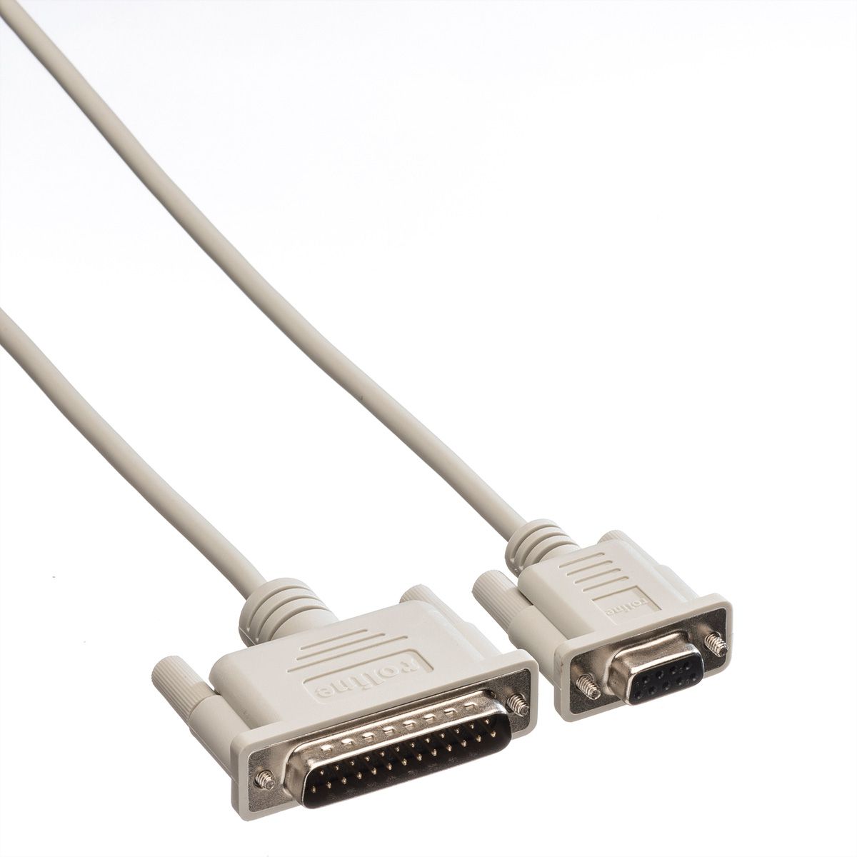 ROLINE Serial Printer Cable, DB9 F - DB25 M, 1.8 m - SECOMP