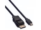 VALUE DisplayPort Cable, DP - Mini DP, M/M, black, 2 m