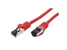 VALUE S/FTP Patch Cord Cat.8 (Class I), stranded, LSOH, red, 1 m