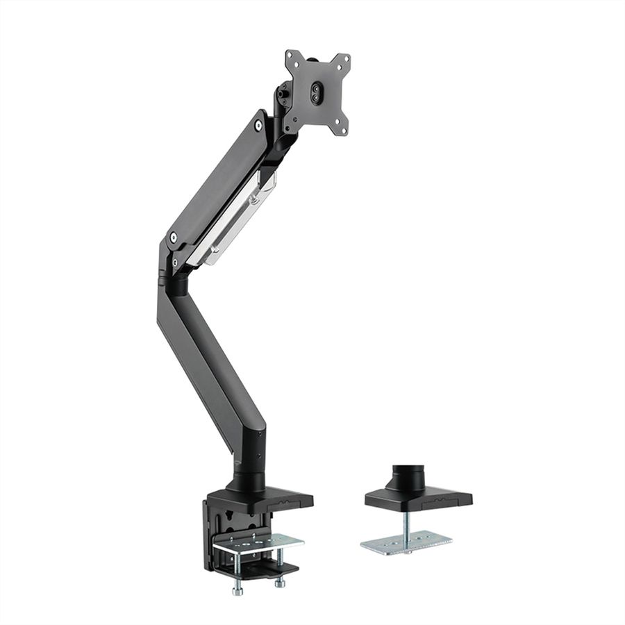 ROLINE LCD Monitor Stand Pneumatic, Desk Clamp, Pivot, max. 18 kg, 5 Joints
